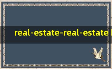 real-estate-real-estate broker